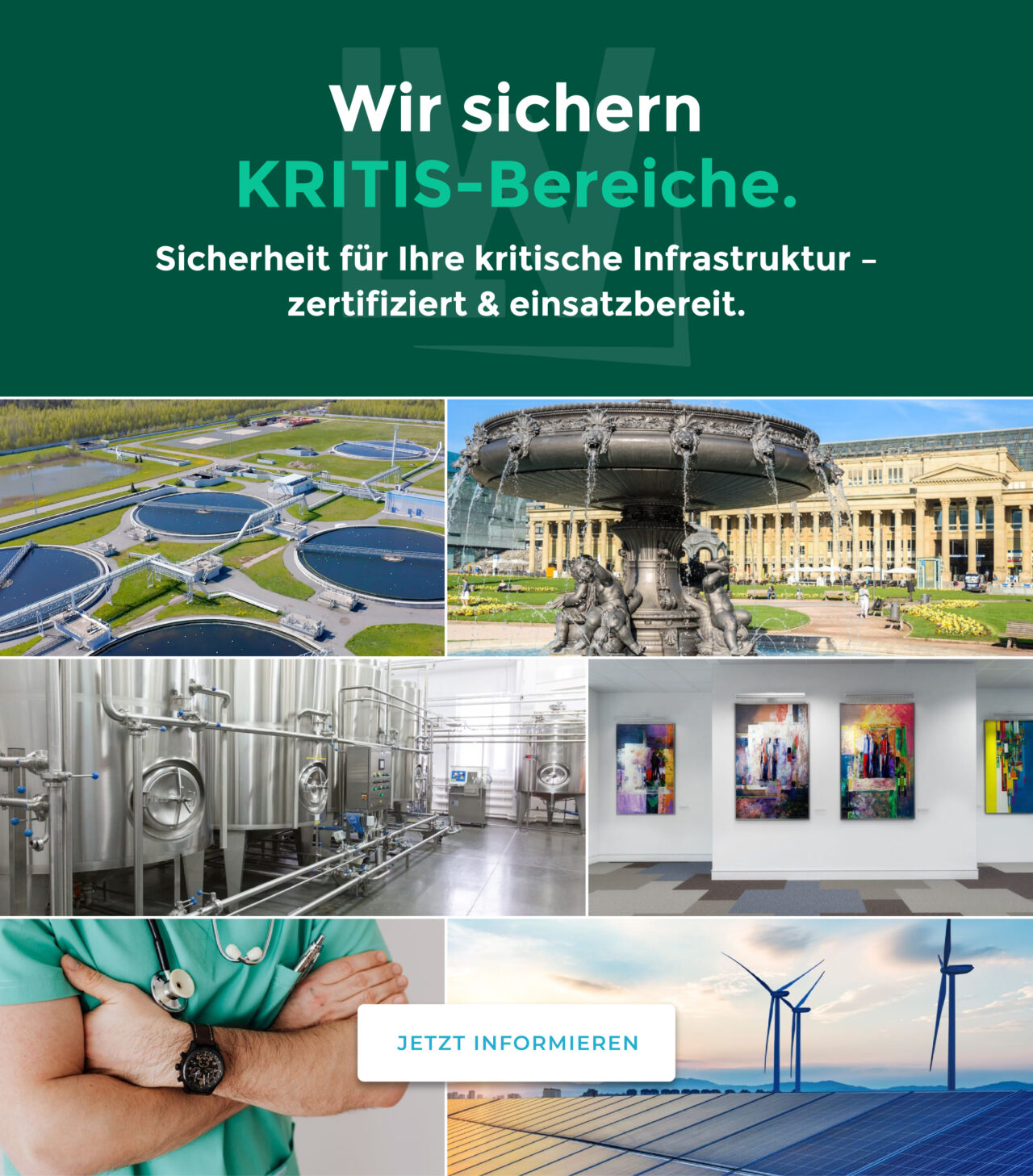 Wir sichern KRITIS-Bereiche. Sicherheit für Ihre kritische Infrastruktur – zertifiziert und einsatzbereit. Jetzt informieren.